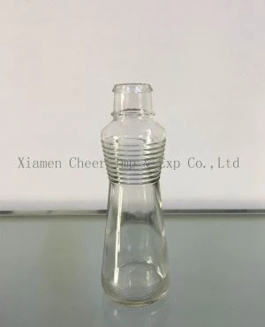 170ml Γυάλινο σόγιας και το ξίδι μπουκάλι με πλαστικό καπάκι (SP170-LHL004)
