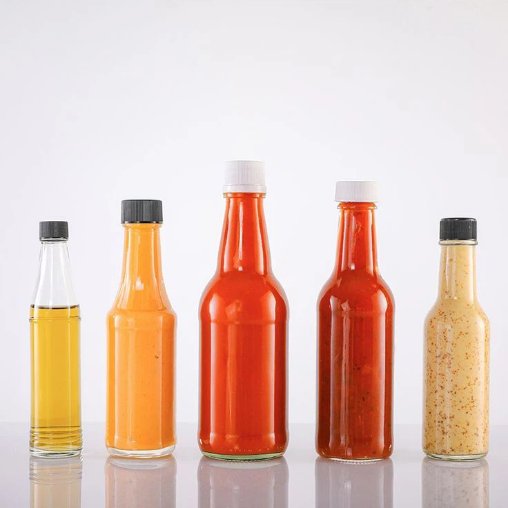 glass sauce bottle glass sauce bottle