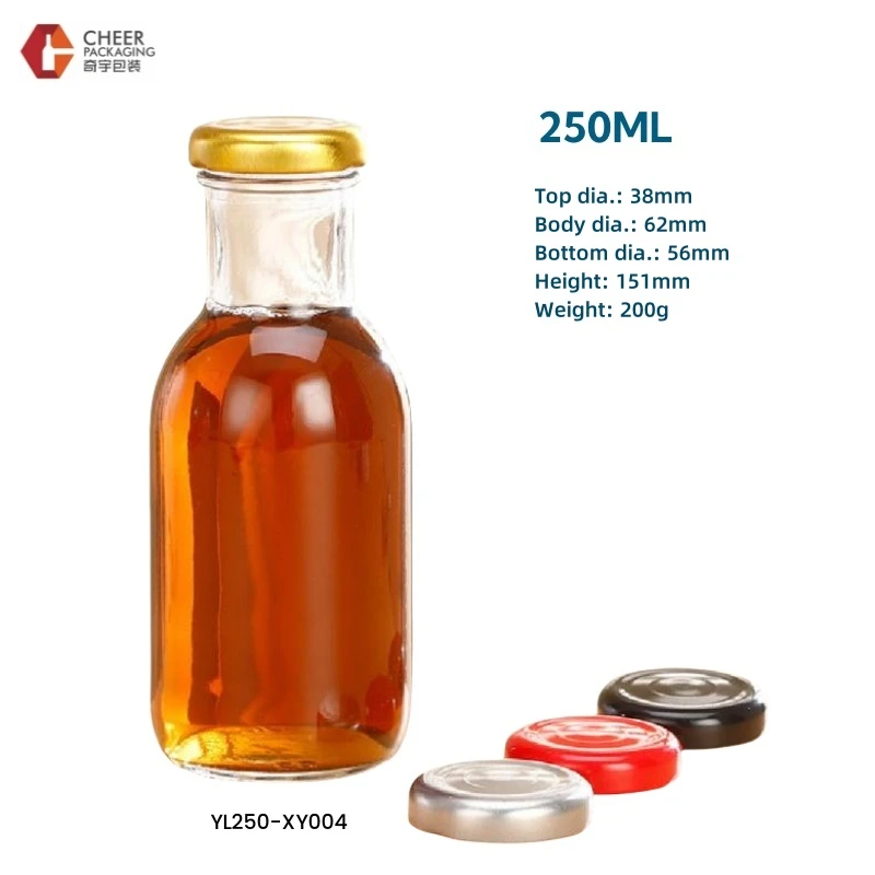 Γυάλινο μπουκάλι χυμού 250 ml